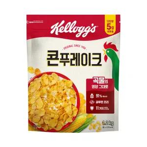 켈로그 콘 푸레이크1200g 시리얼 씨리얼 대용량