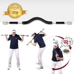 루키루키 비거리 향상 스윙턴 몸통 회전 골프 스윙연습기 연습용품 도구