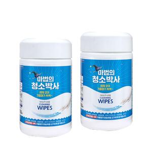 마법의 청소박사 1714 150매 2통 청소 티슈 크리너