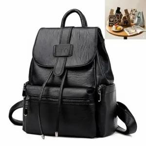 미니백선물 자체제작 스타일STY1 클래식 양가죽 여성백팩 여자 미니 가방 가죽백팩 정장 직장인 가방