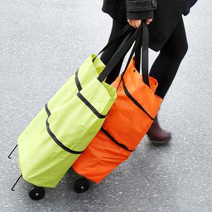 아이디어 휴대용 장바구니/접이식/시장바구니/핸드카트