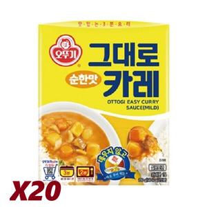 오뚜기 그대로카레 순한맛200g x20개 /