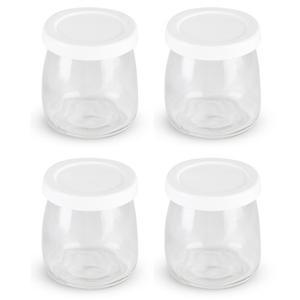 키친아트 요거트메이커 전용 용기(4개입) 유리병 푸딩병