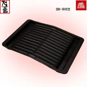 디바디바 DBI-아이언 주물석쇠 삼겹살 고기 바베큐 숯불 직화구이 불판 캠핑 야외용 그릴