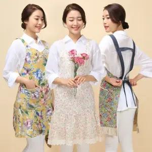 북유럽 원피스 주방 공방 카페 어린이집 방수 앞치마