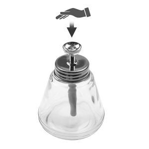 네일 알콜 펌프형 유리 보관 흡입 화장 용기 병 멘다 디스펜서 리무버 알코올 아세톤 오염방지 청소 지우기