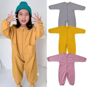 [조이멀티]유아동 수트지퍼형 올인원 방수전신미술가운 204526