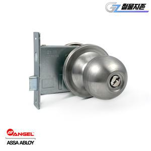 스피드 원형 현관문손잡이 방화문 철문 현관정 문고리 도어락 문손잡이 스텐 실린더 교체