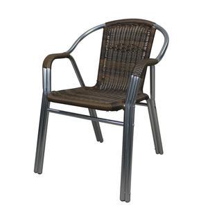 신형 두줄라탄 알루미늄의자/카페/테라스/야외용/펜션/카페/정원