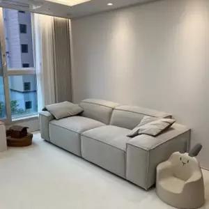 바크 3인 카시미라 패브릭 소파