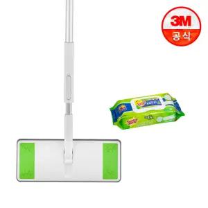올터치 막대걸레 대형+물걸레 청소포 더블액션 대형 20매