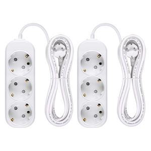 오성정밀 접지 멀티탭, 3구, 4.5M, 2개