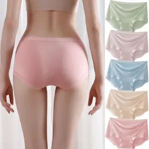 시즈올 편안한 고탄력 60수 모달 노라인 여성 팬티 (순면 이중덧댐) 심리스 여자 드로즈 누디 햄라인 햄팬티 세트