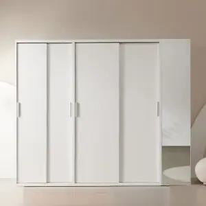 이즈 아밀리 2400 측면거울 슬라이딩 옷장 세트 IFO159