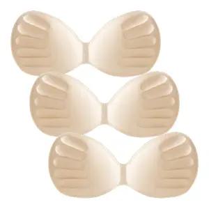 아이엠속옷 브라패드 3개세트 수영복 비키니 스포츠브라 가슴 뽕 일체형 땅콩패드