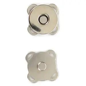 자석 똑딱이 단추 달기 요술 매직 똑딱 18mm 12개 수입 가방 부속 옷 잠금 장치 가죽 공예 부자재 금속