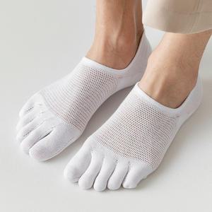 남자 메쉬 발가락 양말 0155 통풍 여름 발목 단목 덧신 미끄럼방지