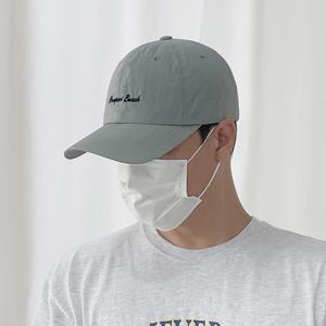 빅사이즈 바스락 아노락 폴리 나일론 뉴포트 레터링 얼굴 소멸 남녀공용 워터밤 볼캡 야구모자