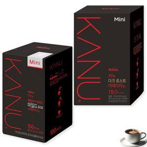 [파이브온] 맥심 카누 미니 마일드 다크 로스트 아메리카노 150개입