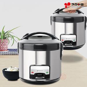 키친아트 실속형 5-6인용 전기밥솥 찜기 포함 입체가열방식 KHJ-HRC500 전기 소형 보온 밥솥 미니 사무실 학생 자취방