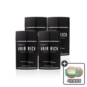 박명수 헤어리치 골드세트(흑채 20g×4) + 한방비누1종