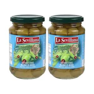 라세빌라나 엔초비 그린올리브 370g x 2개