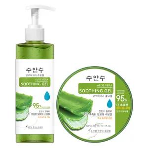 [원쁠원]에네스티 수안수 알로에 베라 99% 수딩젤 펌프형 용기형 대용량