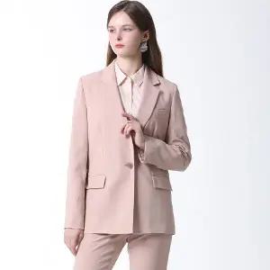 [하프클럽/]솔리드 싱글 원버튼 재킷 (택가격 278000원)