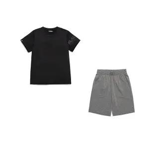 [블랙야크키즈](김해점)소매포인트가 멋스러운[홀레이5부세트] 우수한 통기성과 활동성 여름 쿨상하세트...