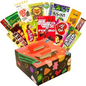 스낵24 어린이날 축하해 케이크 상자 과자선물세트14P