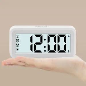 마그네틱 알람시계 자석부착 백라이트 무소음 건전지식 카운트다운 스톱워치 무선 탁상시계