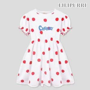 [보리보리/릴리푸리]릴리푸리 퐁퐁도트 원피스(레드)
