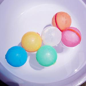 실리콘 자석 물풍선 6개 세트 물놀이 공 재사용 물폭탄