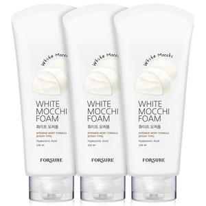 [포슈어]화이트 모찌폼 대용량 220ml x3개 / 쫀쫀한 클렌징