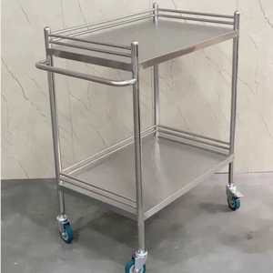 병원 스텐 카트 웨건 드레싱카 이동식 트롤리 선반