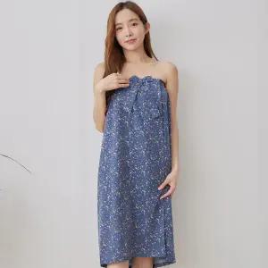 아트박스/알콩단잠 여자랩가운 벨크로 찍찍이 샤워가운 골프가운