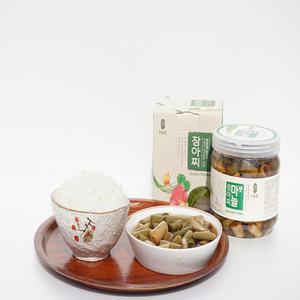[해남미소] (주)미실팜 풋마늘 장아찌 800g