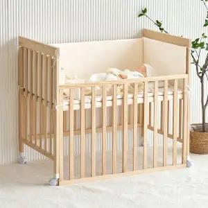 [보리보리/소브]소브 원목아기침대 3종세트 (가드+매트리스+범퍼가드)