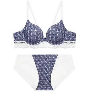 [게스언더웨어](강남점)데님심볼 로고포인트 브라+팬티세트NY(GCWBR144/BP144)