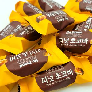 노브랜드 초코바 피넛 36개(개별포장) 대용량 낱개포장 과자 사무실 간식