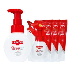 랩신 토탈 포밍 핸드워시 용기 1개+리필 3개 / 거품형 손세정제