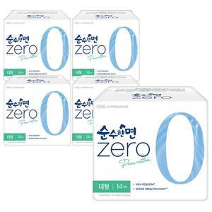 깨끗한나라  제로zero 대형 14개입x5팩
