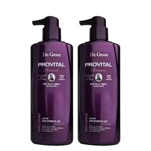 2025 닥터그루트 최신상 프로바이탈 두피 안티에이징 탈모샴푸 500ml 2개 힘없는모발용