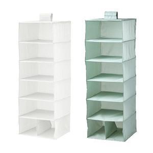 [마켓비]이케아 STUK 스투크 7칸 수납함 30x30x90cm/행잉오거나이저/옷걸이행거/의류정리