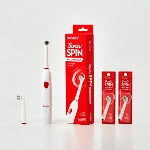 [본사직영] 덴트릭스 소닉스핀 전동칫솔(+교체모 6P)
