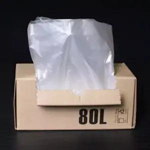 이지 롤 봉지 80리터 투명 (50매X1팩) 50매 쓰레기 분리수거 재활용 비닐 봉투