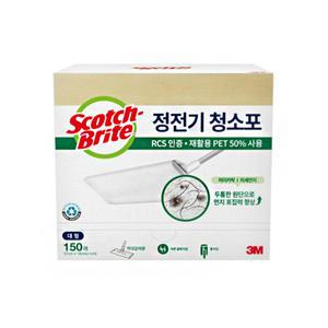 3M 정전기 청소포 대형 150매 /  50% rec  / 스카치브라이트