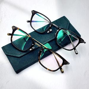 글라스렌 아세테이트 뿔테 가벼운 사각 티타늄안경테 명품 남자 여자 패션 블루라이트안경 TGL62
