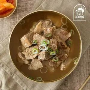 단독구매불가) 아빠식당 진한 국물 뼈없는 소갈비탕600g 1팩
