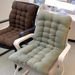 폭신한 심플 일체형 등받이 의자 방석 전신쿠션 엉덩이 허리 베개 패드